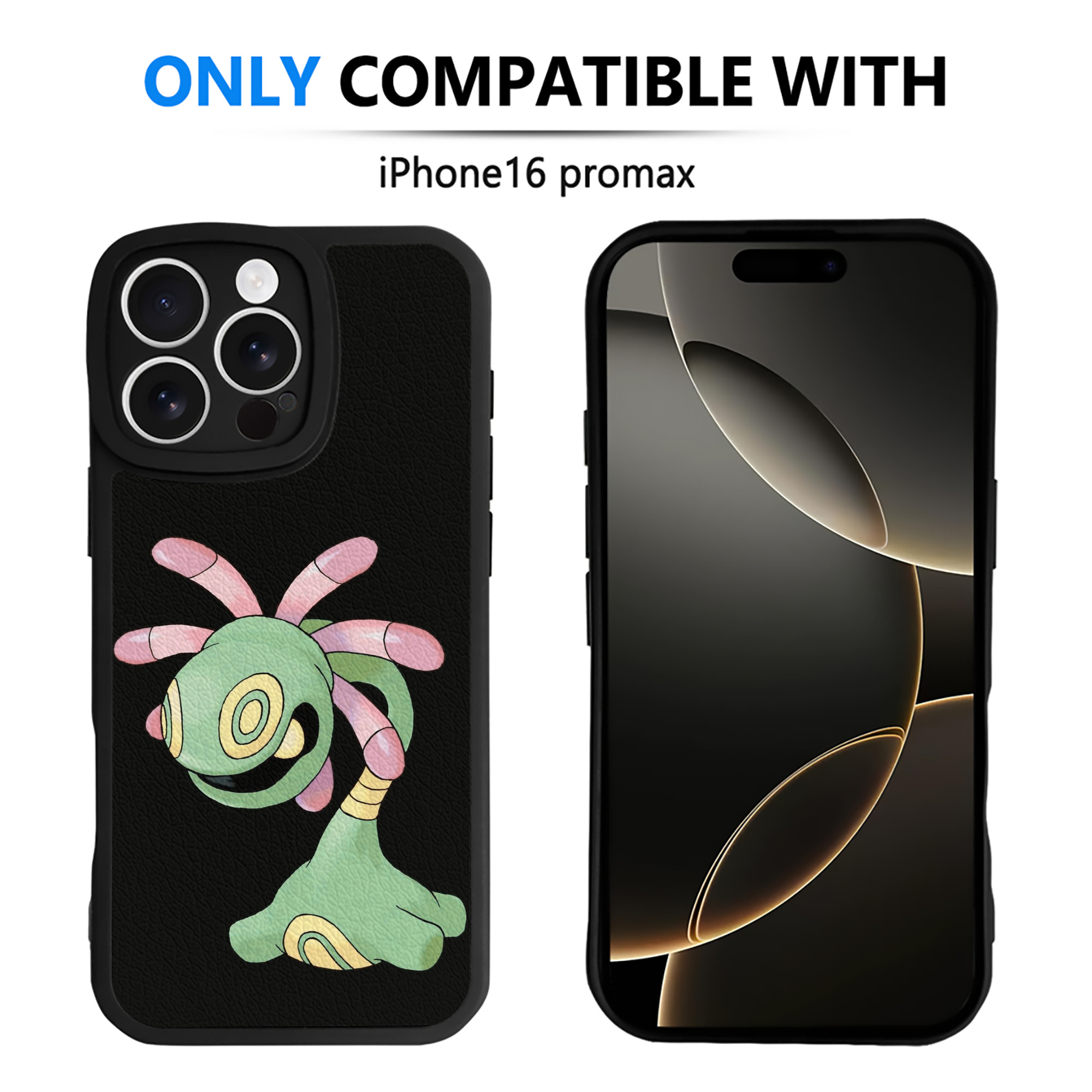 （画像用） ポケットモンスター Pokémon 【iPhone 16シリーズ対応】シリコンスマホケース（レザー調） 材質：シリコン